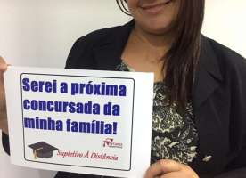 Ela será a próxima concursada da sua família!